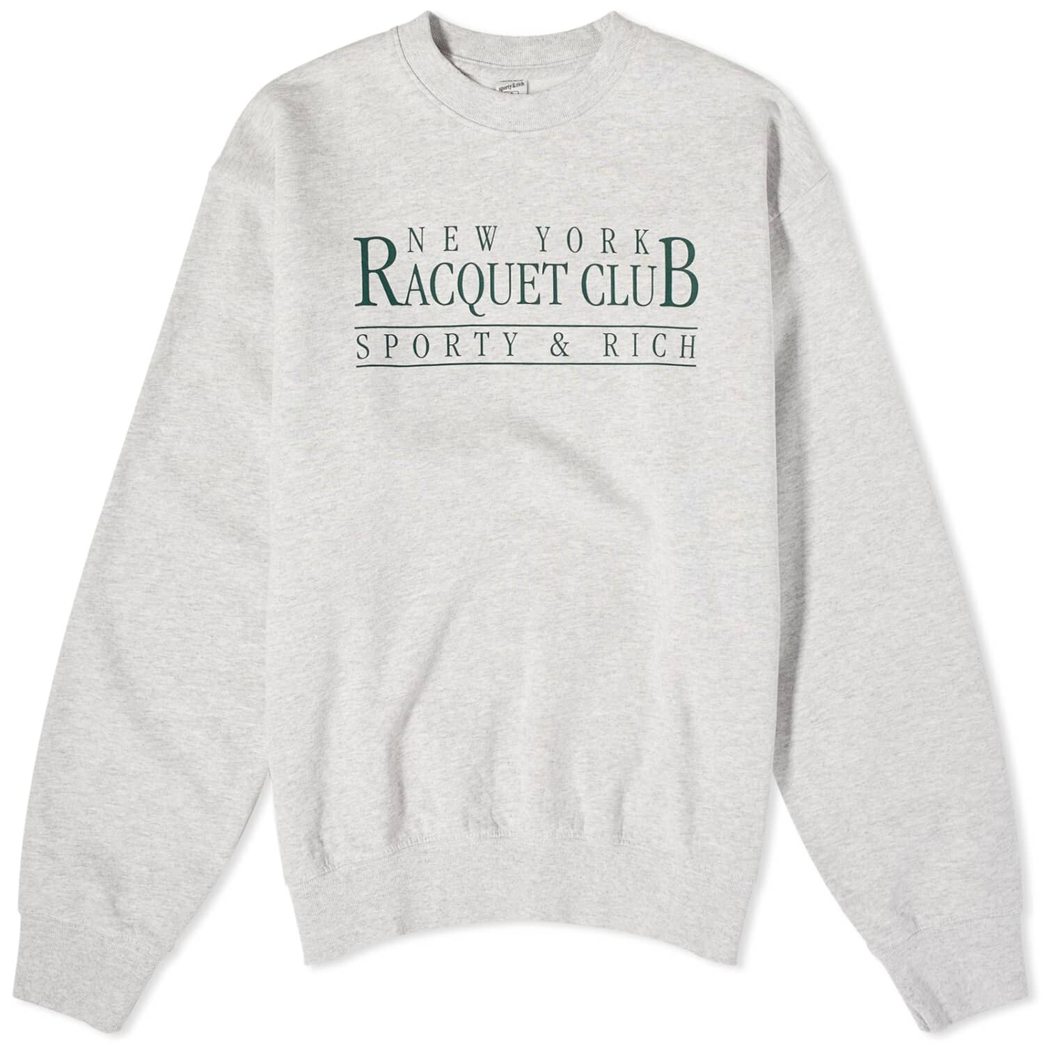 Свитшот Sporty & Rich Racquet Club, серый носки club house crew rubi