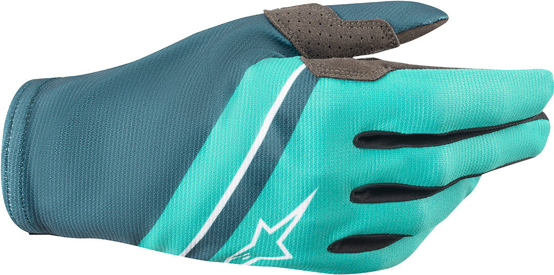 

Перчатки Alpinestars Aspen Plus велосипедные, зелено-синие