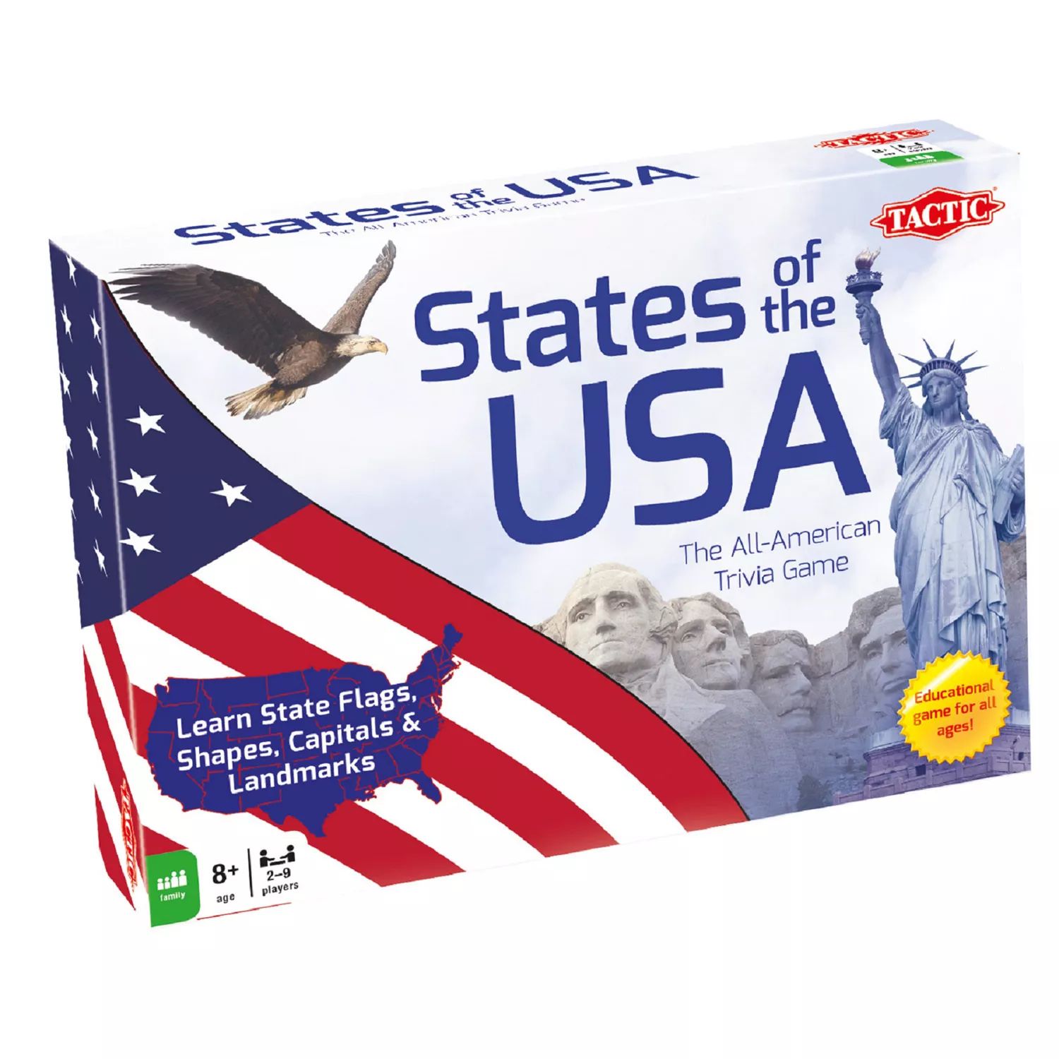 Usa learn. State learn. Tactic my first Trivia game.