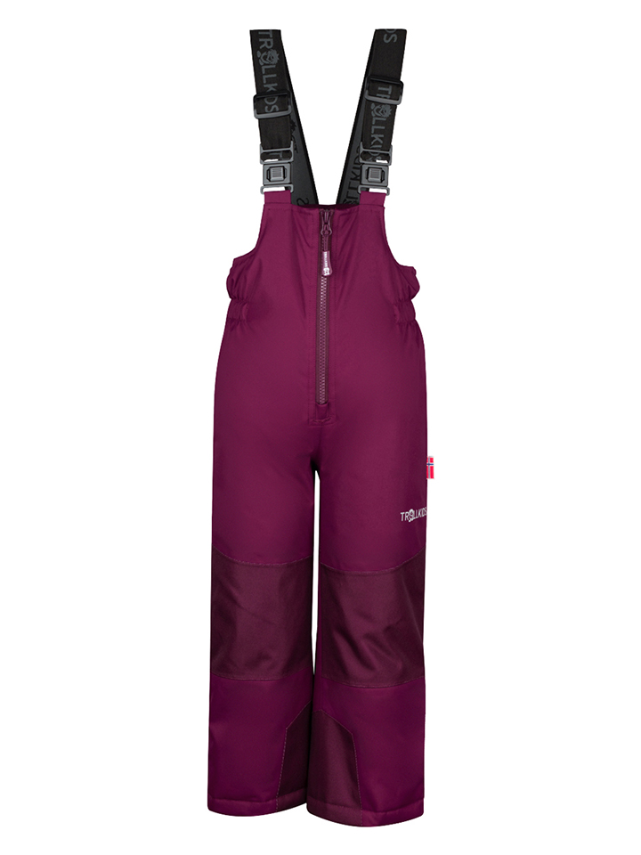 Лыжные штаны Trollkids Nordkapp, фиолетовый лыжные штаны trollkids nordkapp светло коричневый