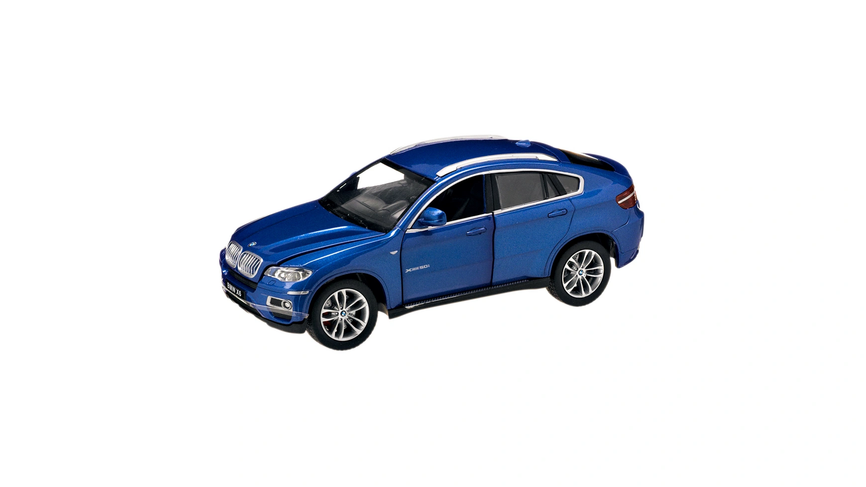 Мюллер Toy Place Модель автомобиля BMW X6 в масштабе 1:24, свет + звук мод маш 1 24 bmw x7 12949 свет звук инерция черный в к