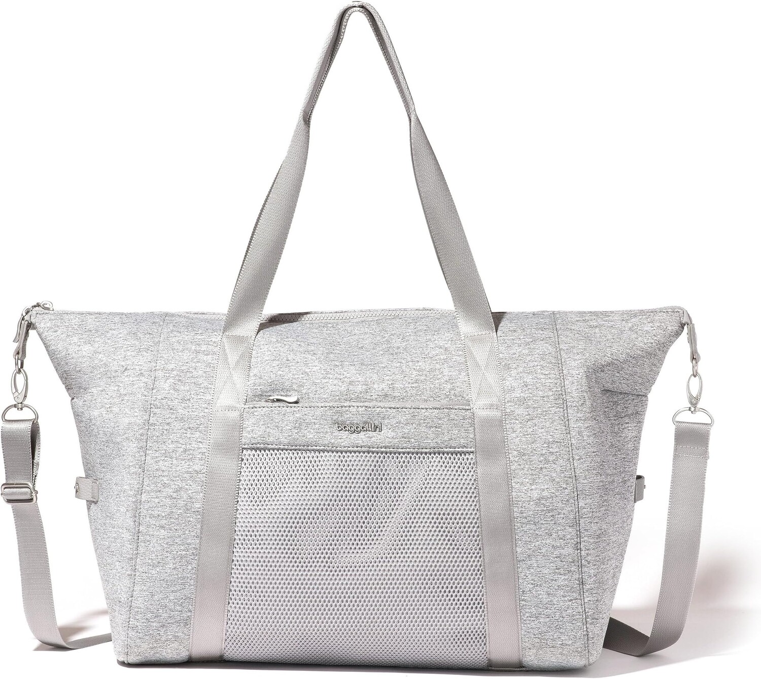 

Большая дорожная сумка на весь день Baggallini, цвет Heather Grey Neoprene