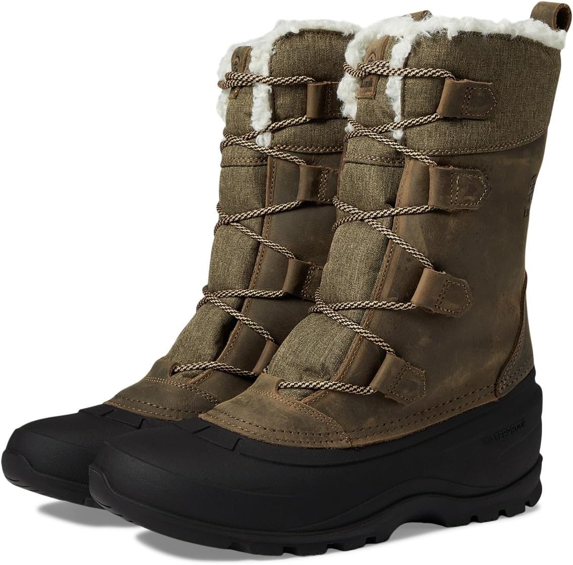 Зимние ботинки SnowGem Kamik, цвет Fossil зимние ботинки abigail puff kamik цвет fossil
