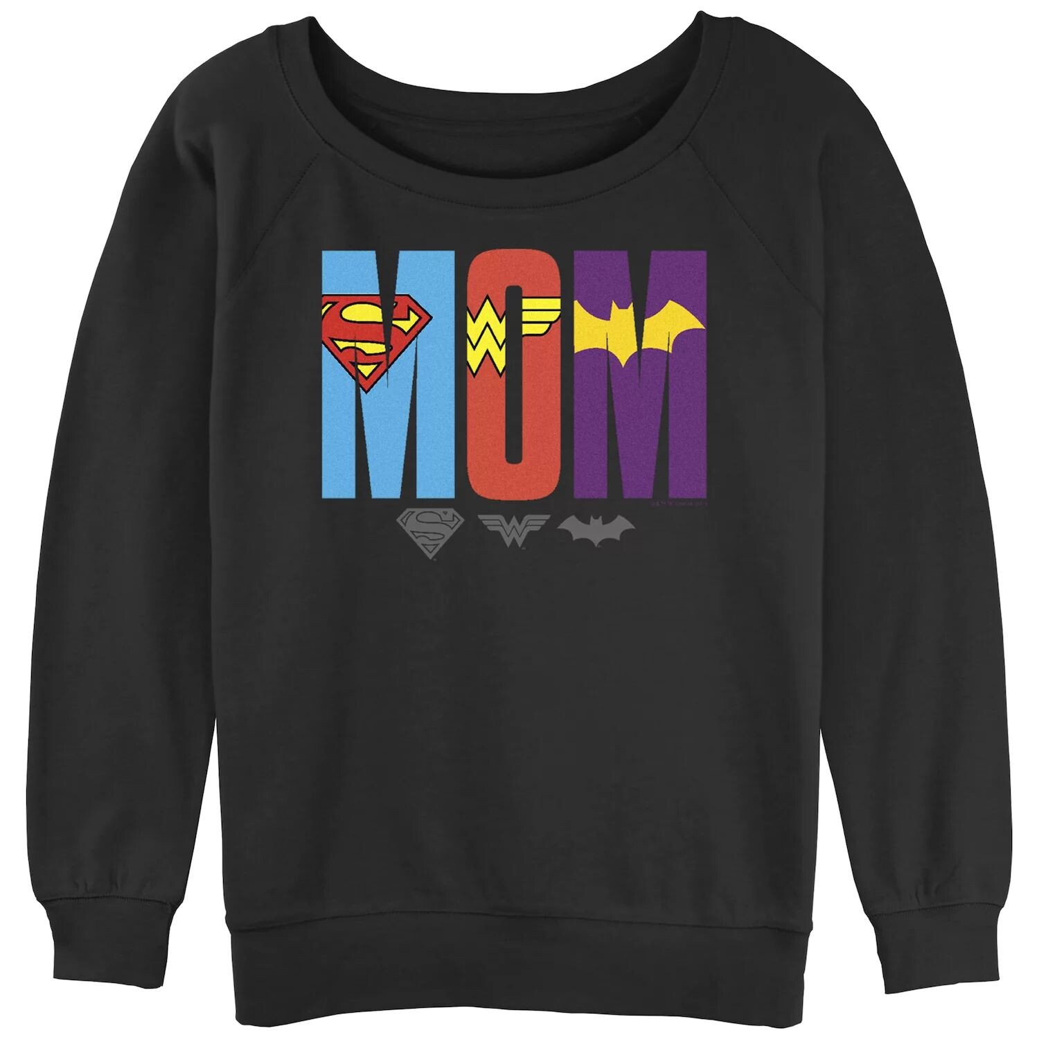 

DC Comics для юниоров Mom Word Superheroes Slouchy Terry Licensed Character