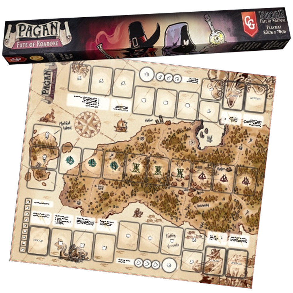 

Аксессуары Capstone Games Pagan: Fate of Roanoke - Playmat