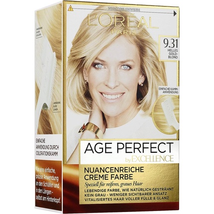 

L'Oréal Paris Excellence Age Perfect Coloration 9.31 Светло-золотистый блондин 3 шт.