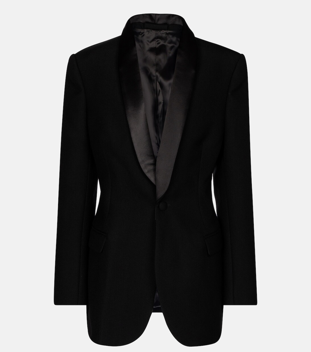 

Пиджак-смокинг из шерсти Release 05 WARDROBE.NYC, черный