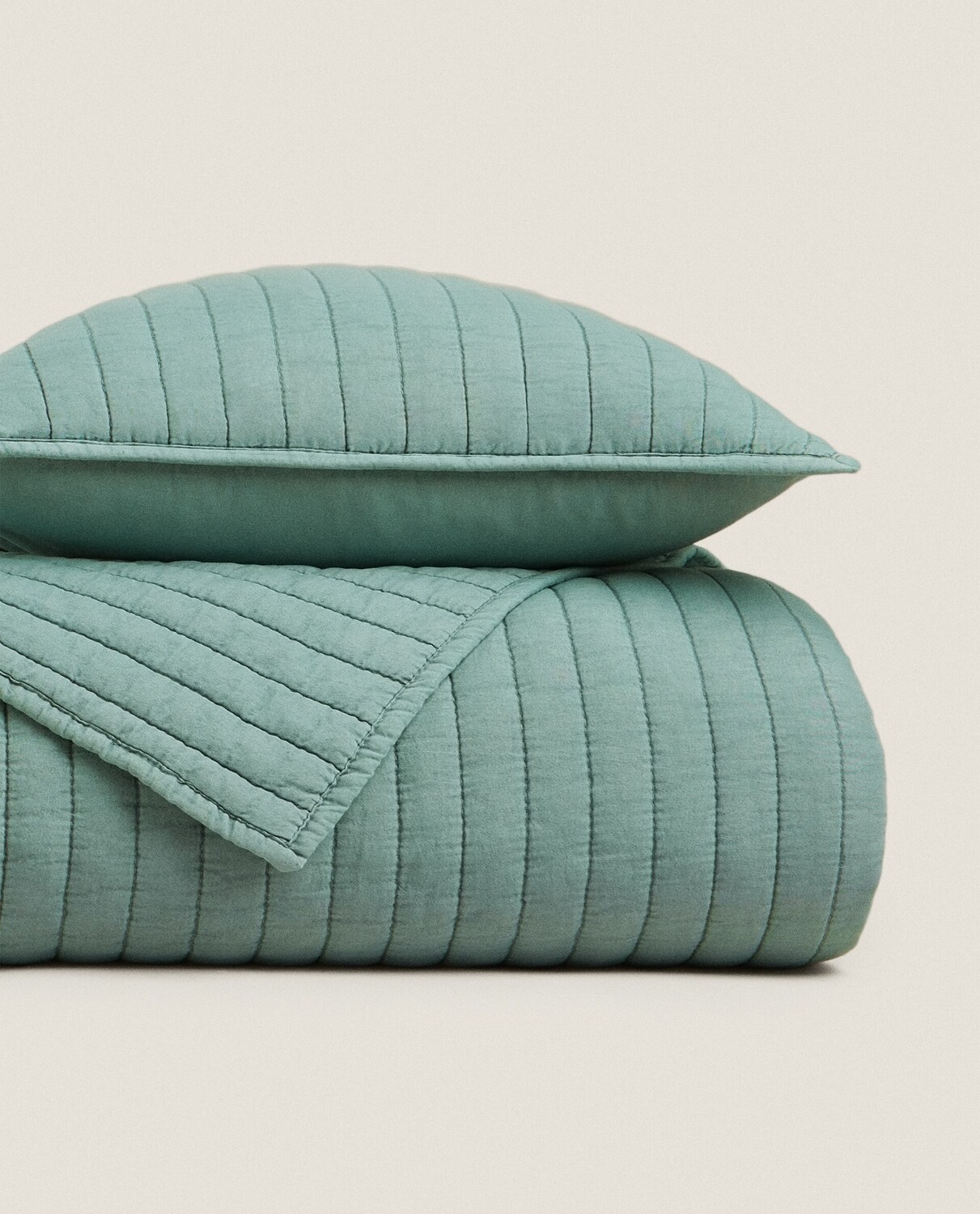 

Одеяло Zara Home Striped, зеленый