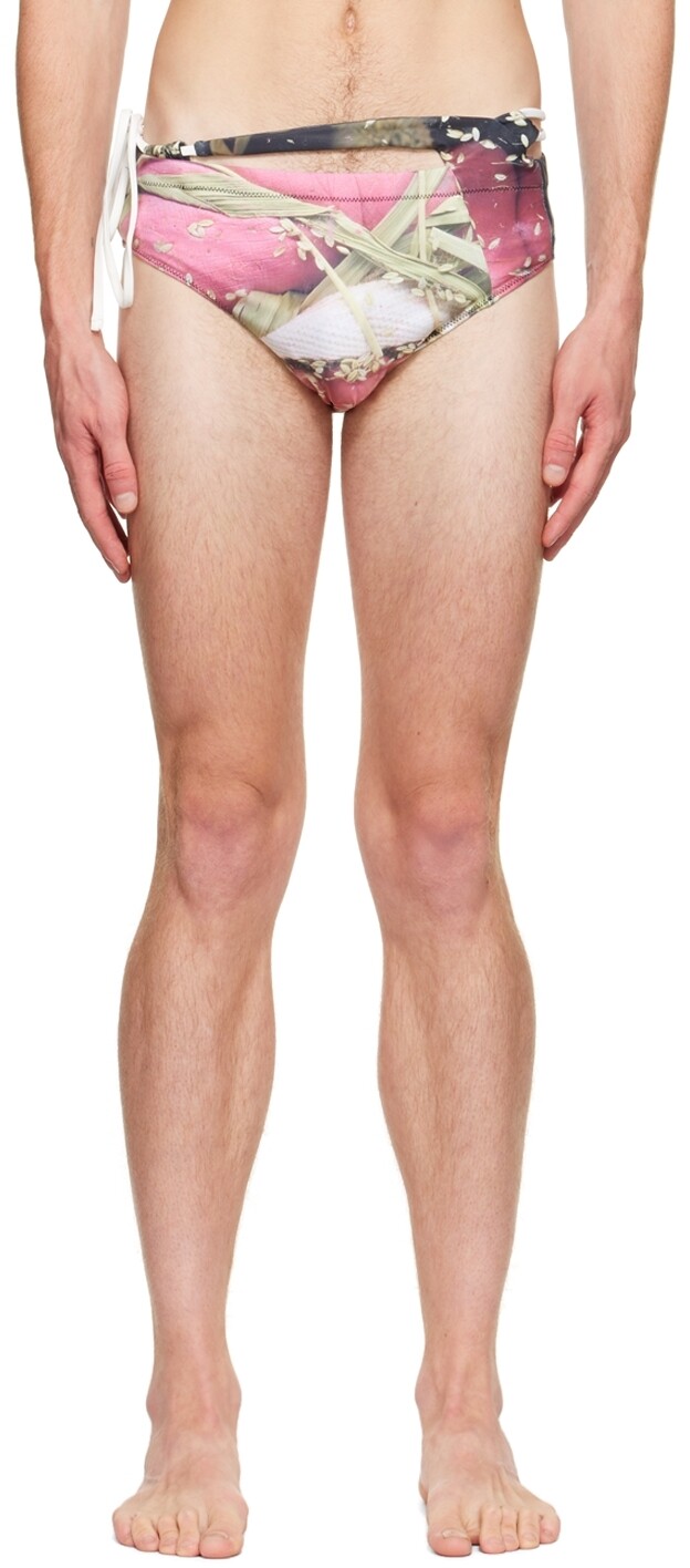 

Эксклюзивные розовые плавки SSENSE Ottolinger