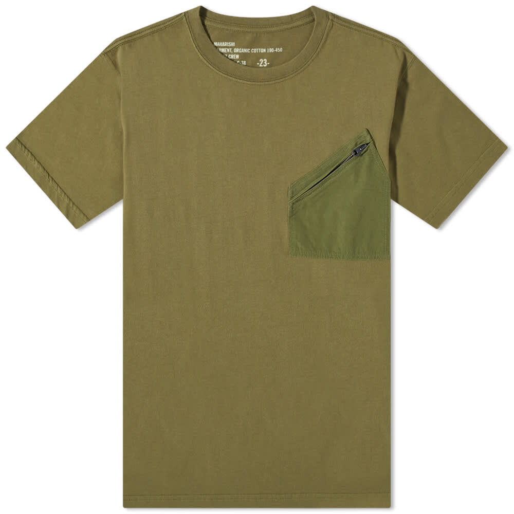 

Футболка Maharishi Flight Pocket Tee, Коричневый