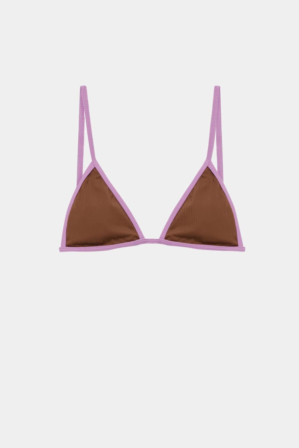 

Верх от купальника Pull&Bear Triangle Bikini, бордовый