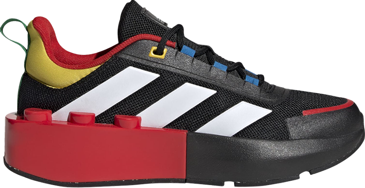 Кроссовки Adidas LEGO x Tech Runner Big Kid 'Black Red', черный - фото