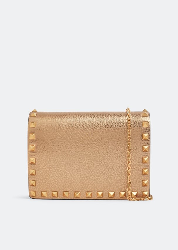 

Сумка кросс-боди VALENTINO GARAVANI Rockstud chain crossbody bag, золотой