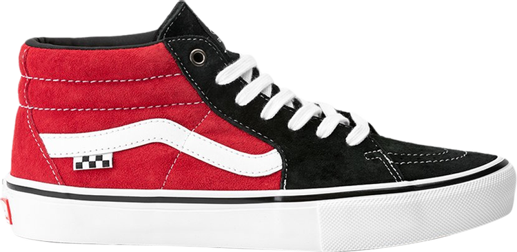 Кеды Vans Skate Grosso Mid Black Red, черный