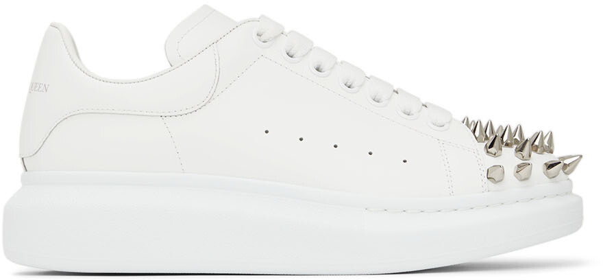 

Белые массивные кеды Alexander McQueen
