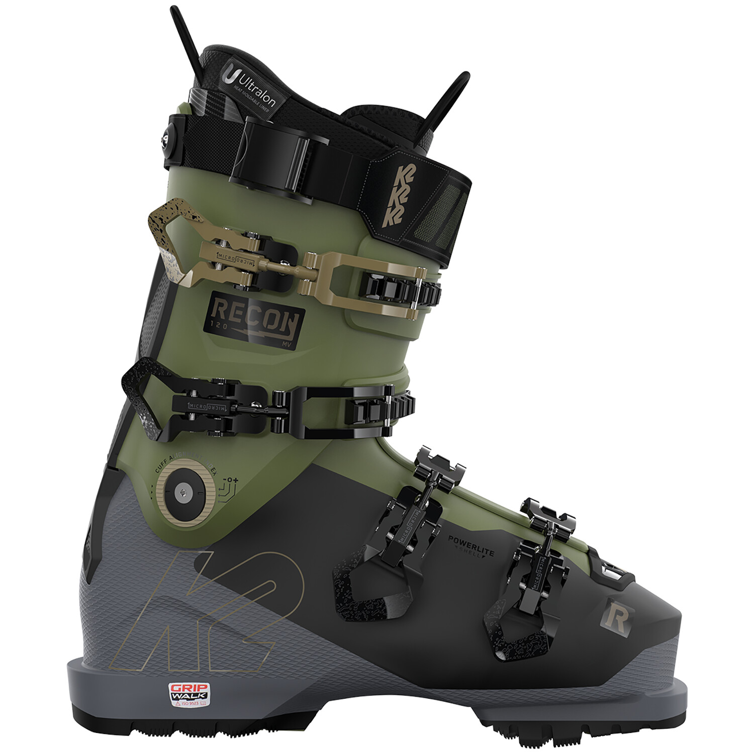 

Ботинки лыжные K2 Recon 120 MV 2023, черный / зеленый