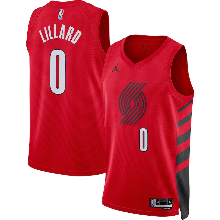 

Джерси Jordan Brand Portland Trail Blazers, красный