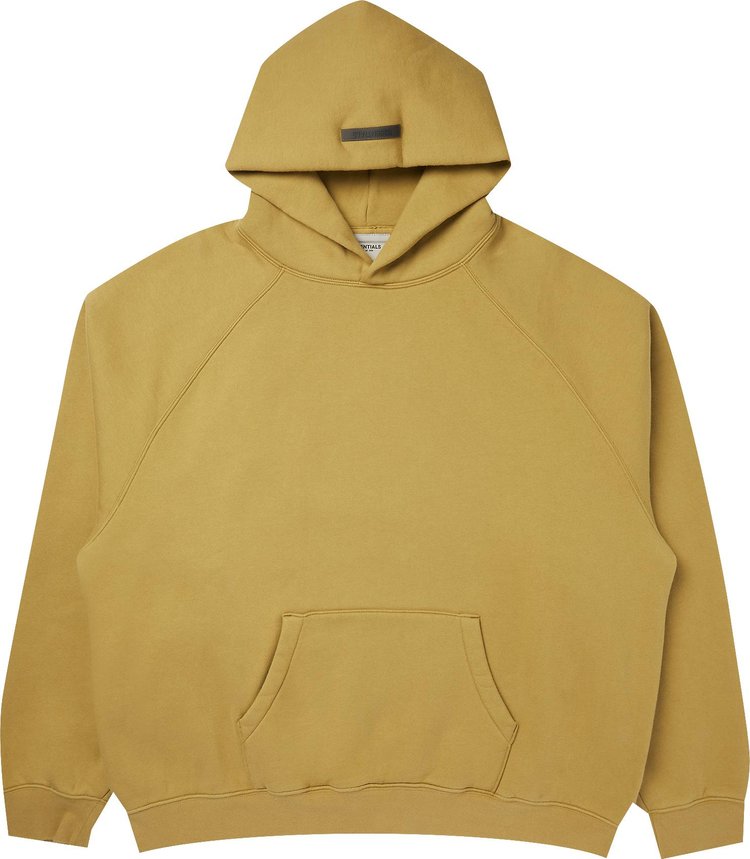 Худи Fear of God Essentials Pullover Hoodie 'Amber', желтый - фото