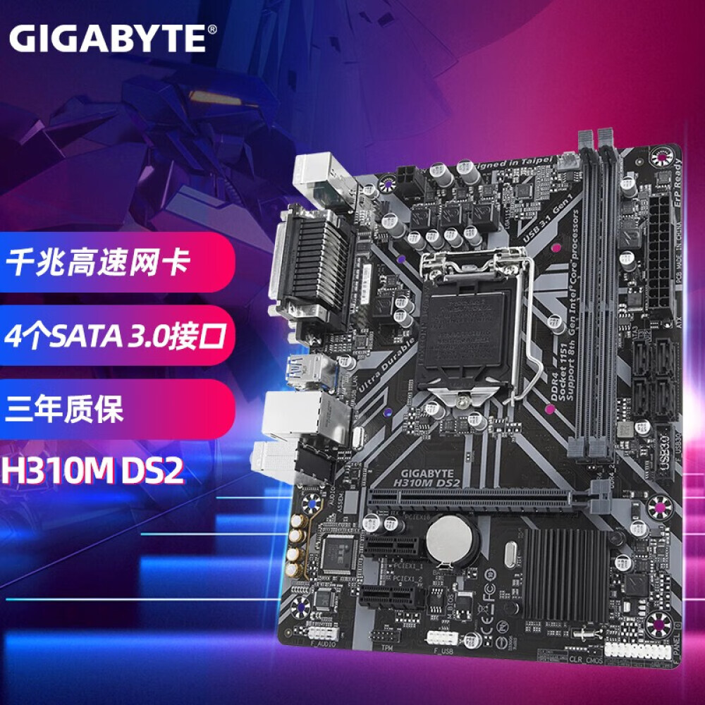 

Материнская плата Gigabyte H310M H/S2/DS2