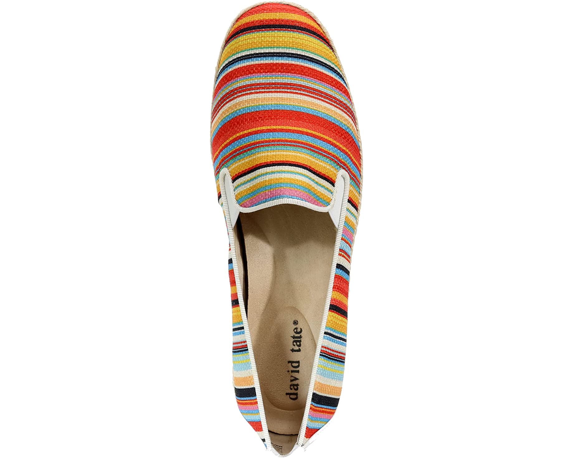 Туфли на каблуках Kindle David Tate, яркие разноцветные полосы