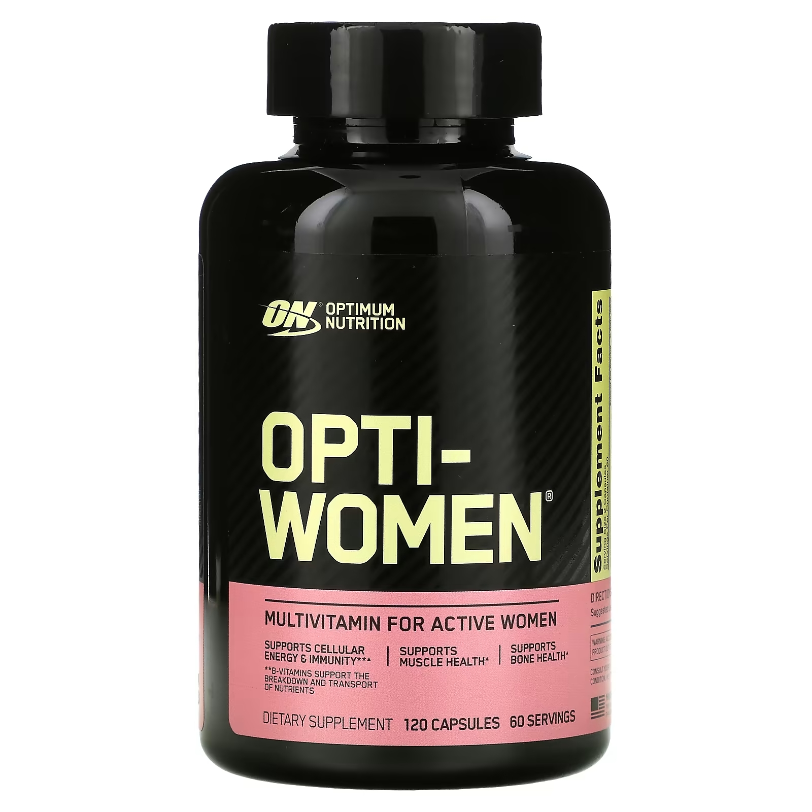 Optimum Nutrition Opti-Women, 120 капсул optimum nutrition opti women мультивитамины для активных женщин 60 капсул
