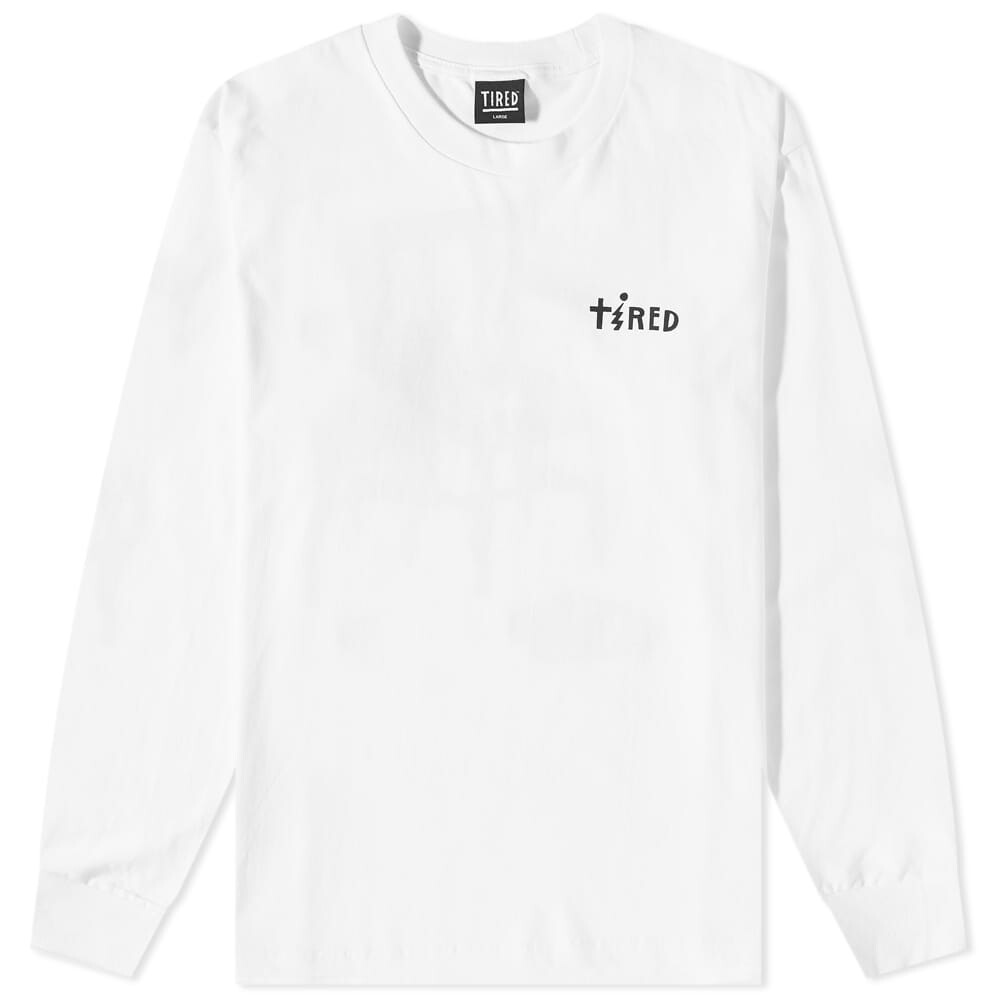 

Футболка Tired Skateboards Jolt Long Sleeve Tee, Белый