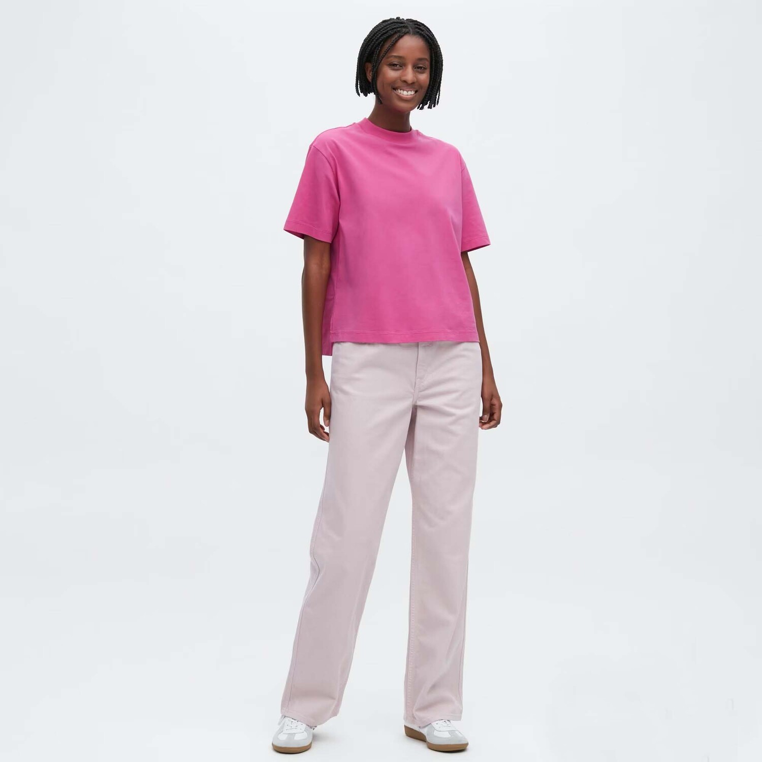 

Футболка Uniqlo Airism Cotton Short Sleeved, розовый