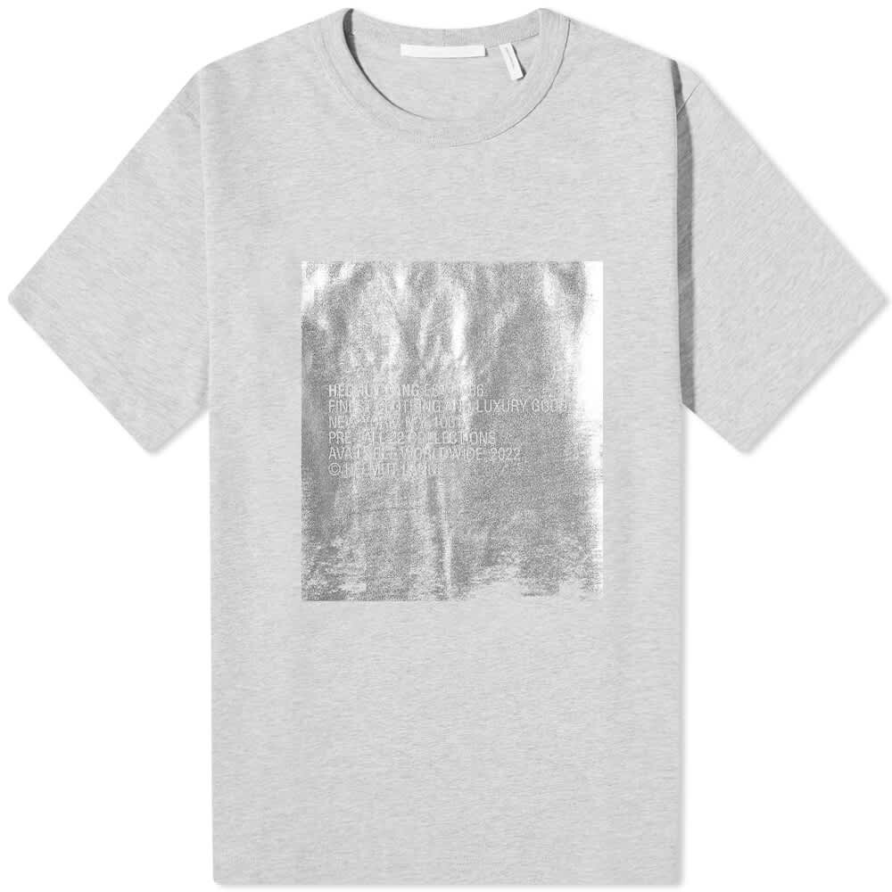 

Футболка Helmut Lang Metallic Patch Logo Tee