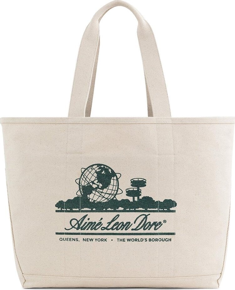 

Сумка Aimé Leon Dore Large Unisphere Tote Bag Pristine, белый
