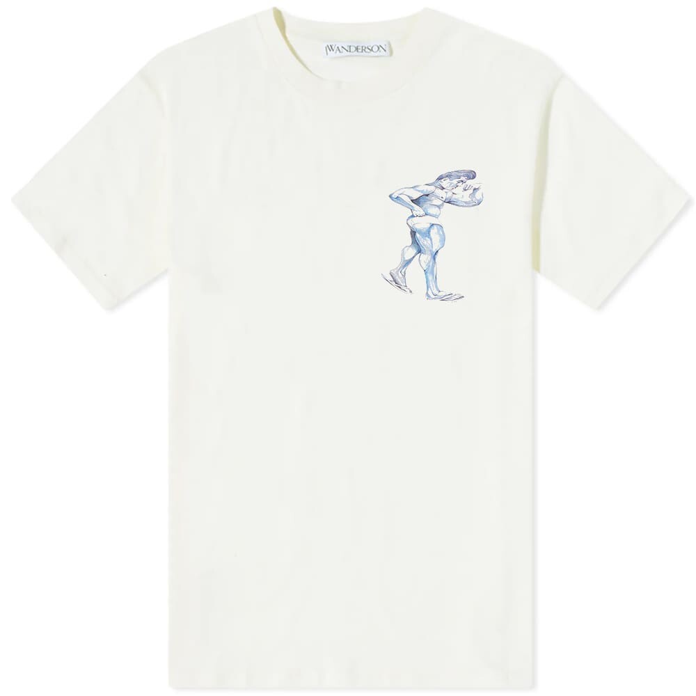 

Футболка JW Anderson Pol Placed Print Tee