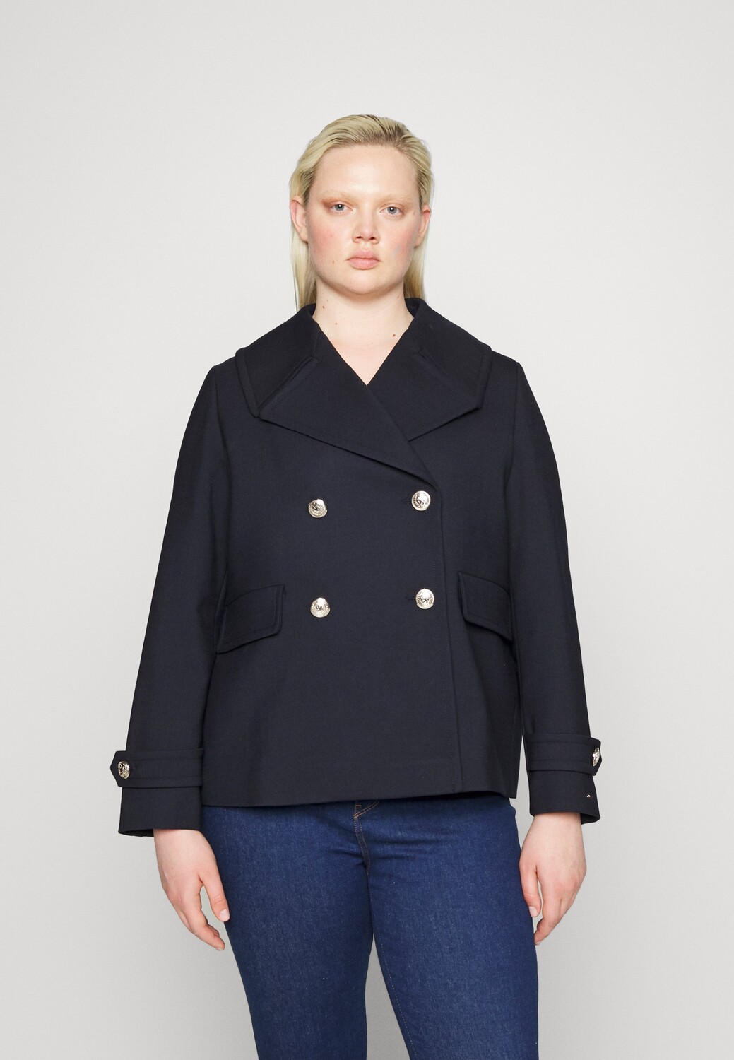 

Пальто классическое Tommy Hilfiger Curve, синий
