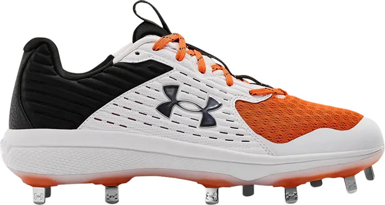 

Бутсы Under Armour Yard MT Black White Orange, черный