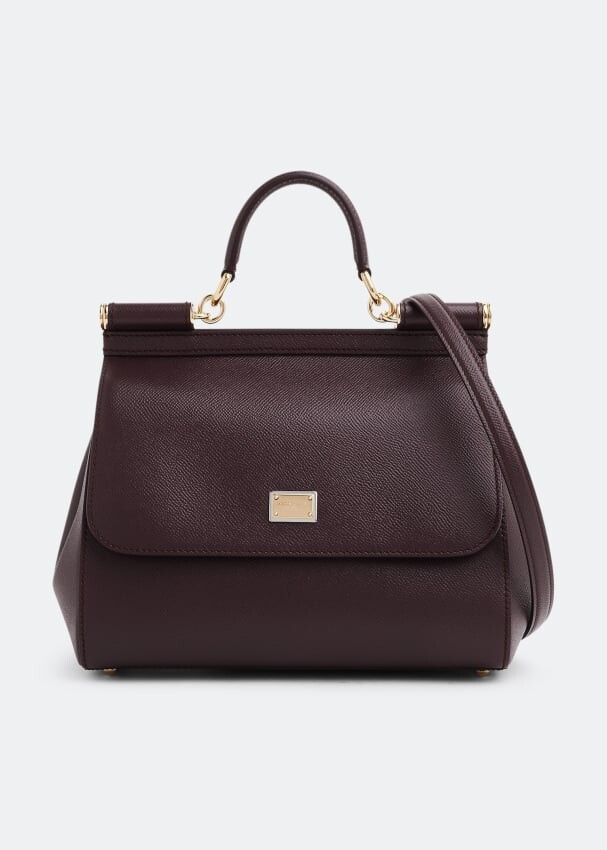 

Сумка DOLCE&GABBANA Sicily Dauphine medium handbag, бордовый, Красный, Сумка DOLCE&GABBANA Sicily Dauphine medium handbag, бордовый