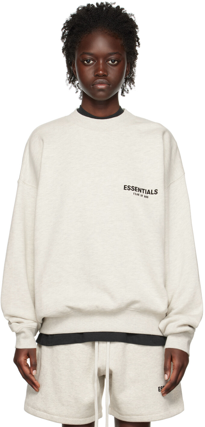 

Толстовка Off-White с круглым вырезом Essentials, Белый