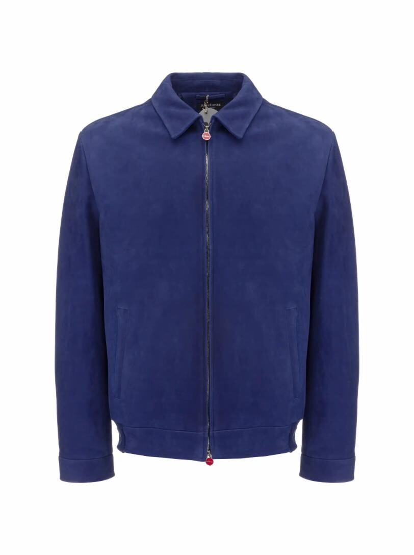 

Замшевая куртка Kiton, Синий