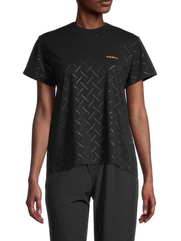 

Футболка 3000 Marcelo Burlon County с открытой спиной, черный
