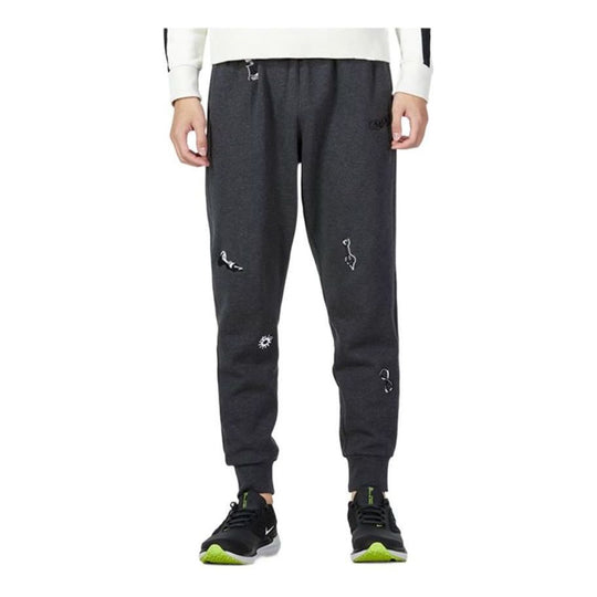Спортивные брюки Nike Solid Color Pattern Elastic Waistband Dark Grey DQ6146-032, черный
