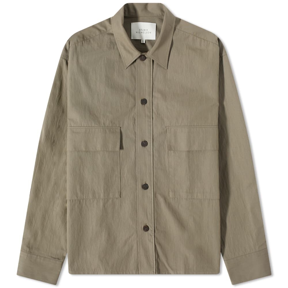 

Рубашка Studio Nicholson Asago Pocket Over Shirt