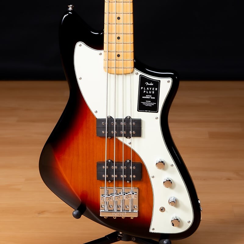 

Fender Player Plus Active Meteora Bass — клен, 3 цвета Sunburst SN MX22045658 Player Plus Active Meteora Bass 3-Color Sunburst