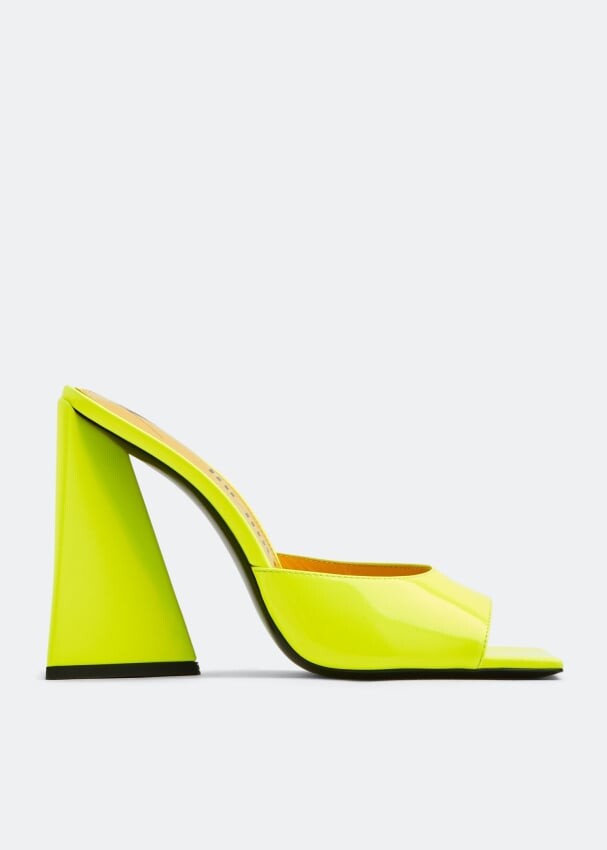 

Мюли THE ATTICO Devon mules, желтый