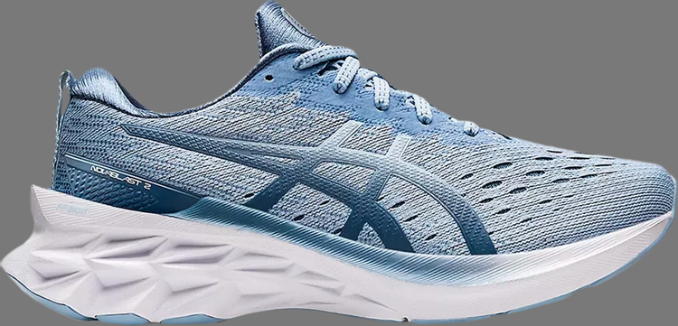 Кроссовки wmns novablast 2 'mist soft sky' Asics, синий - фото