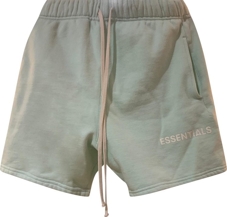 Шорты Fear of God Essentials Graphic Sweat Shorts 'Mint', синий - фото