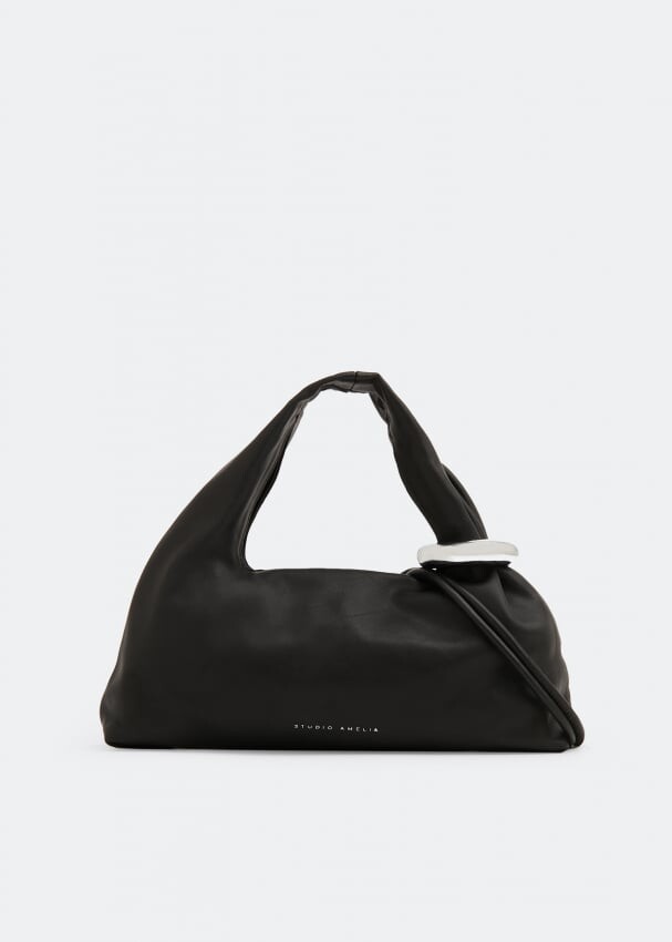 

Сумка-хобо STUDIO AMELIA Helium mini hobo bag, черный