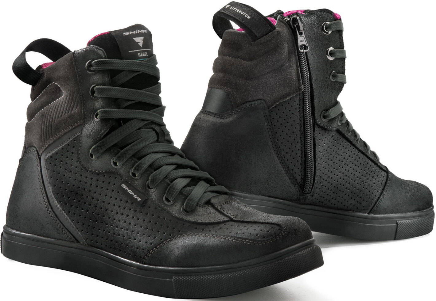 Женские мотоциклетные ботинки SHIMA Rebel водонепроницаемые, черный ботинки женские tamaris черный 42