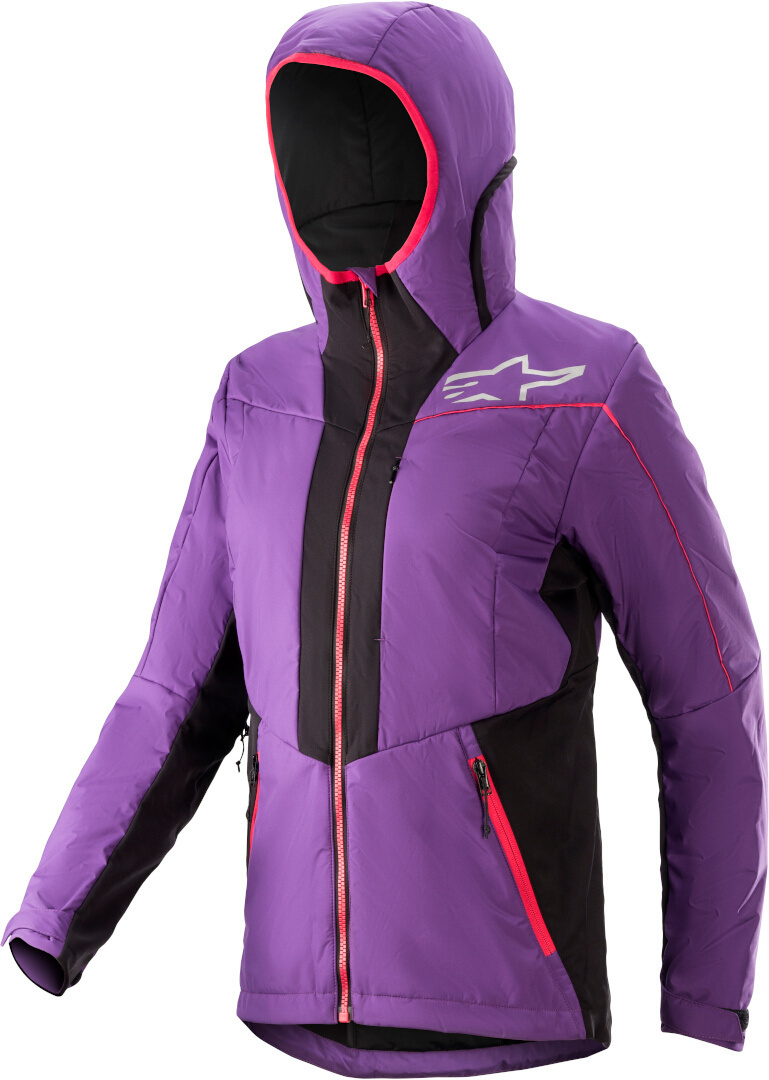 Женская велосипедная куртка Alpinestars Stella Denali 2, пурпурный/черный куртка alpinestars denali велосипедная черная