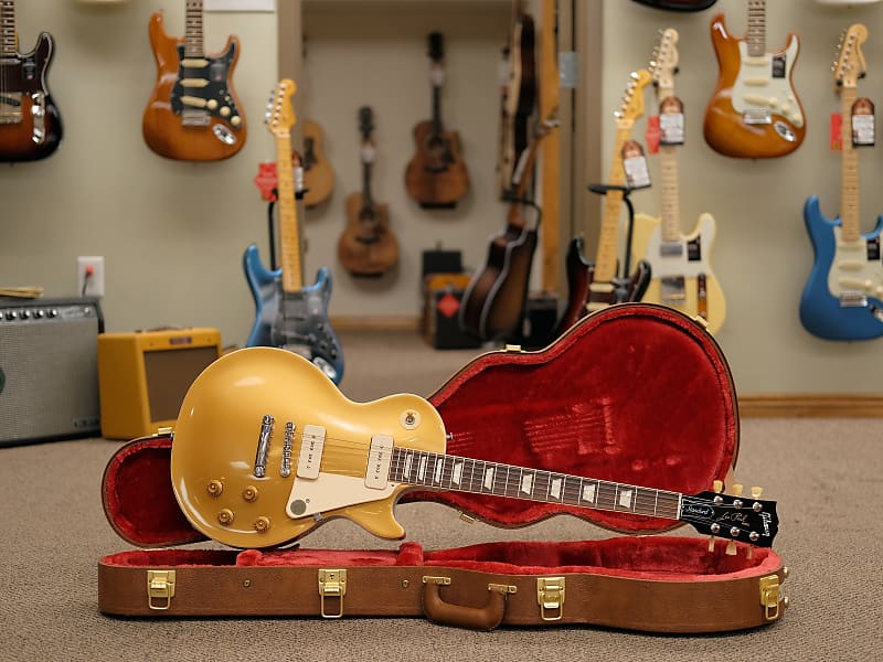 Gibson Les Paul Standard '50s P-90 2019 — настоящее время — золотая верхняя часть