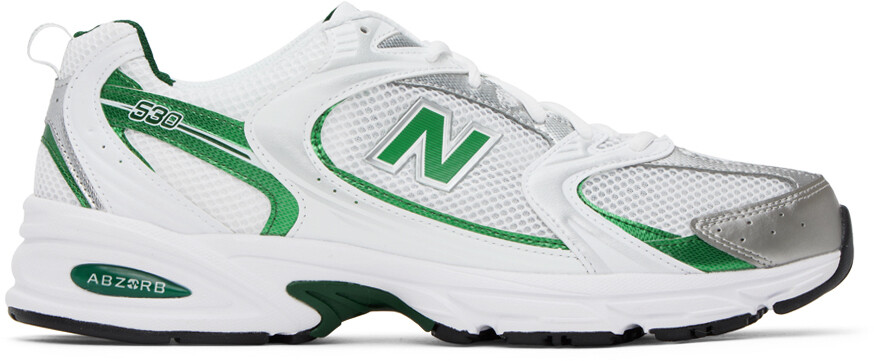 

Бело-зеленые кроссовки 530 New Balance