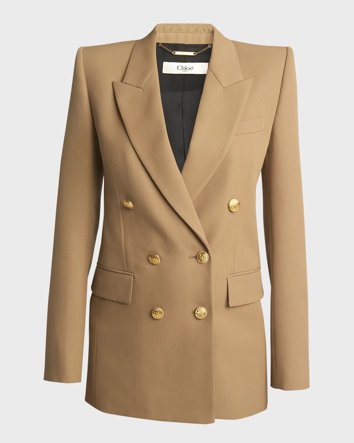

Шерстяной пиджак Grain De Poudre Chloe, цвет Coconut Brown