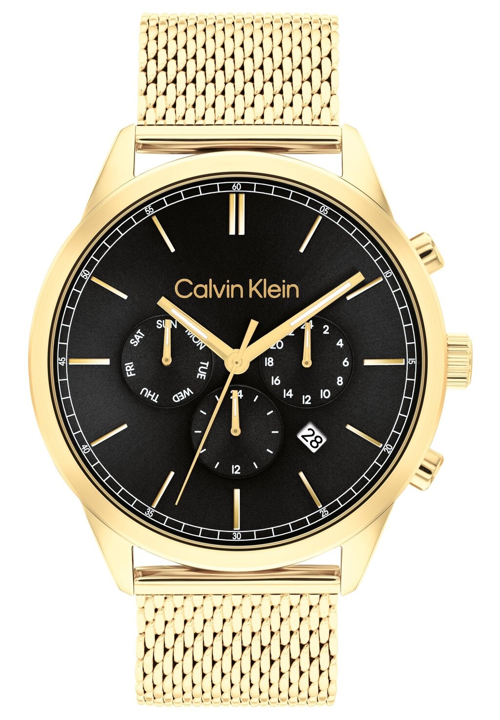 

Хронограф Calvin Klein, золотой черный