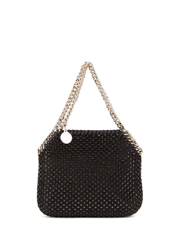 

Мини-черная женская сумка crystal stone Stella McCartney